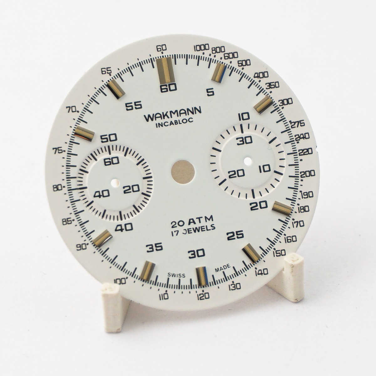 WAKMANN – 7733 VALJOUX – CHRONO – DIAL – NOS – NEW OLD STOCK