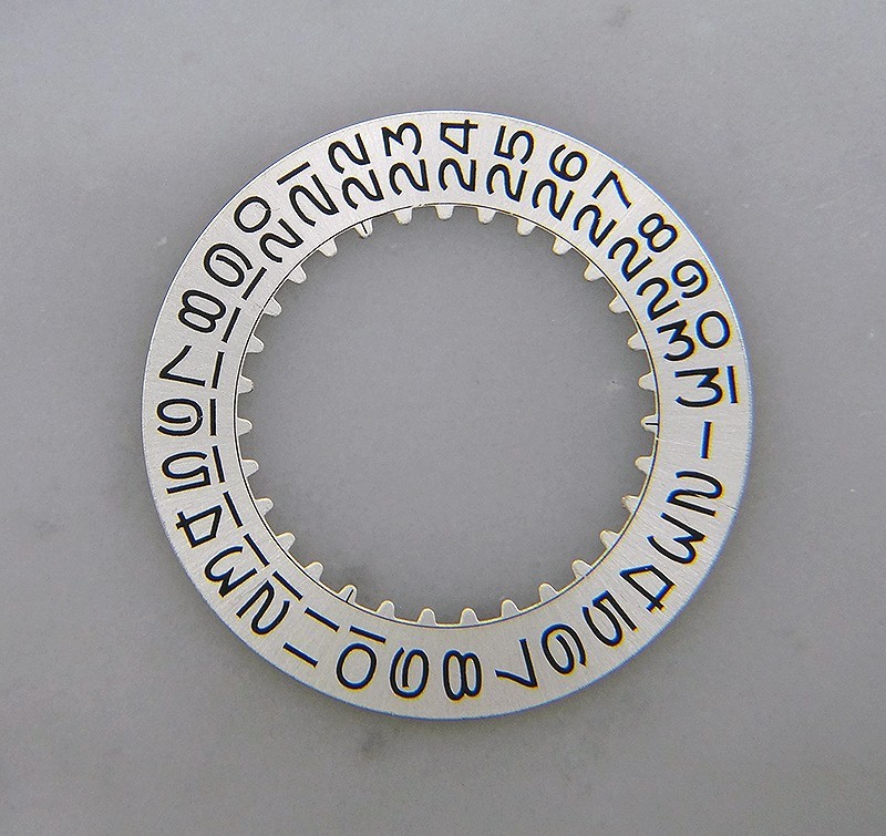 Genuine Rolex Submariner GMT Metallic Silver Date Disc Wheel 1560 1570 1575