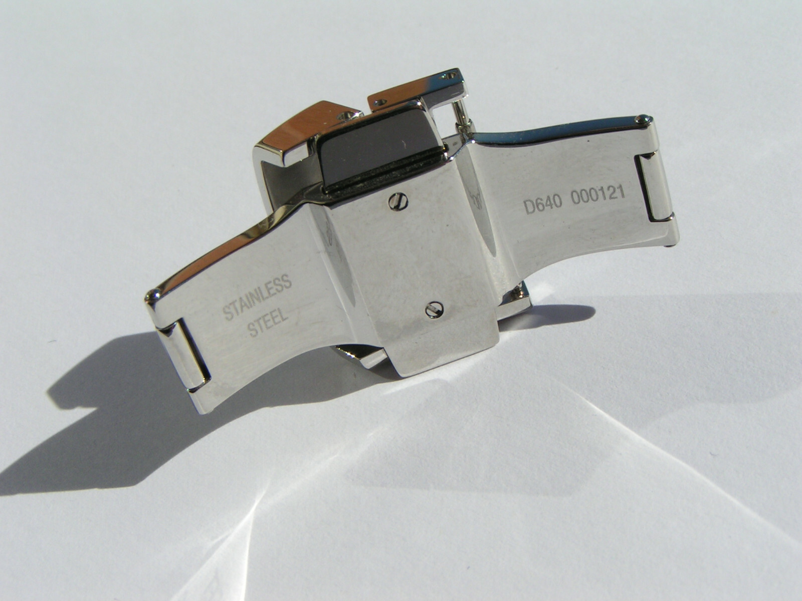 UNION GLASHÜTTE SA Stainless Steel 18mm Deployment Deployant Clasp Buckle I259