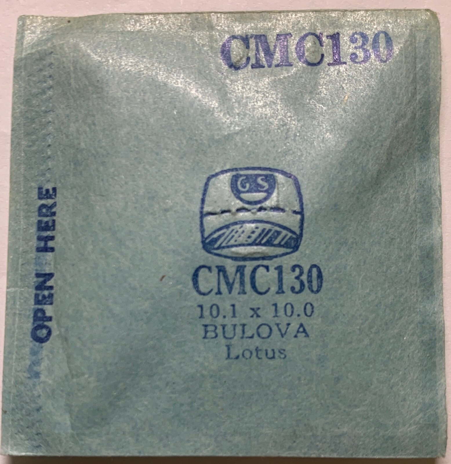 Original NOS G-S “CMC” Wristwatch Crystals – Many Variations Available!