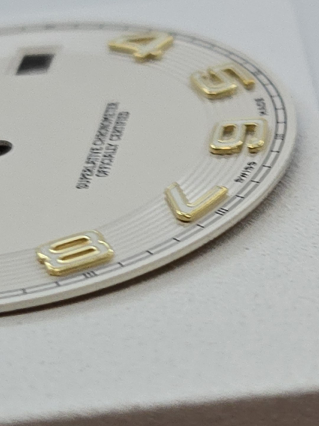 Rolex Dial,218238 President Day-Date Concentric,Ivory,New Old Stock Open Package