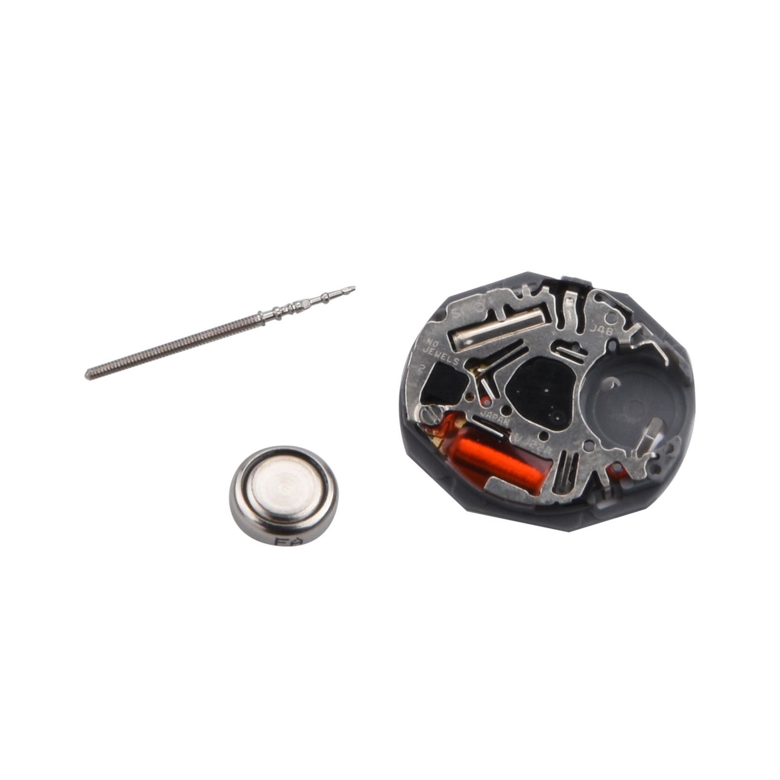 Quartz Watch Movement White Dial With 351332 Stem For Hattori VJ22 VJ22B A