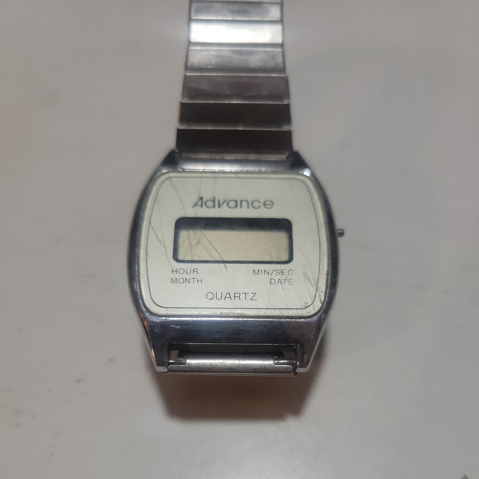 Vintage Mens Advance Digital Wrist Watch “As Is” Parts/Repairs W355