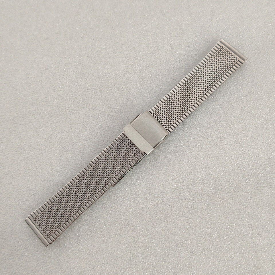 36.5mm Stainless Steel Watch Case & Strap Geometric Design Fit NH35/36 Movement
