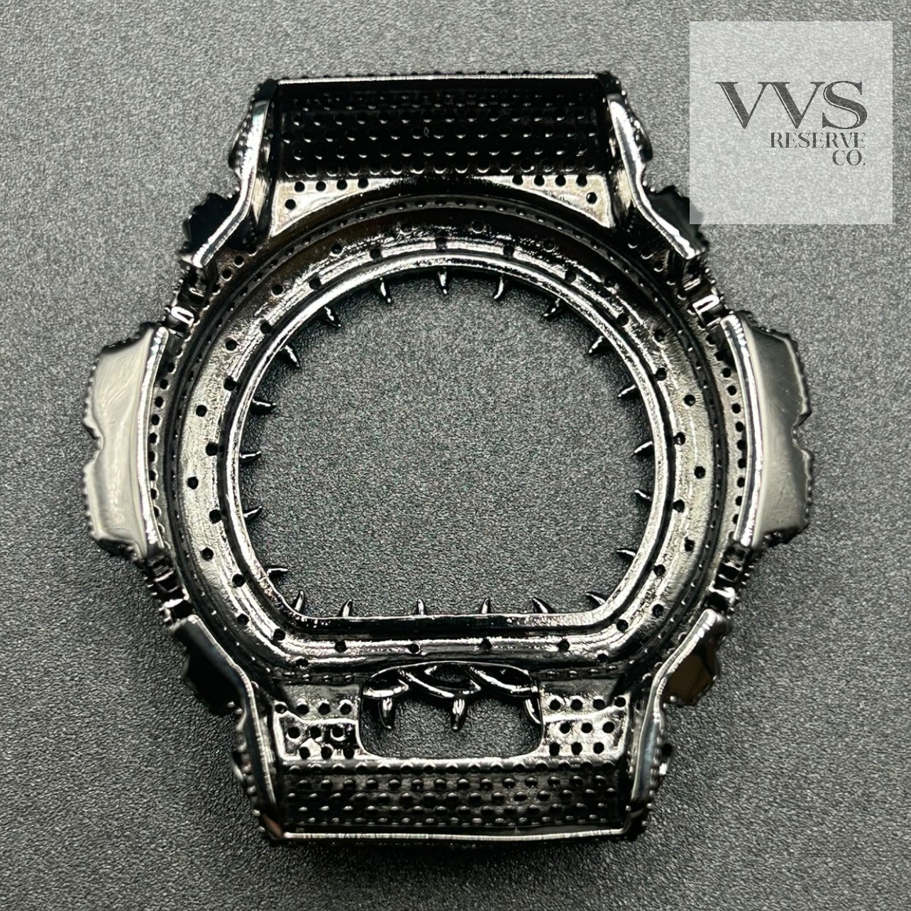 5A CUBIC ZIRCONIA Iced BEZEL Kit For DW6900 Watch – BEZEL ONLY