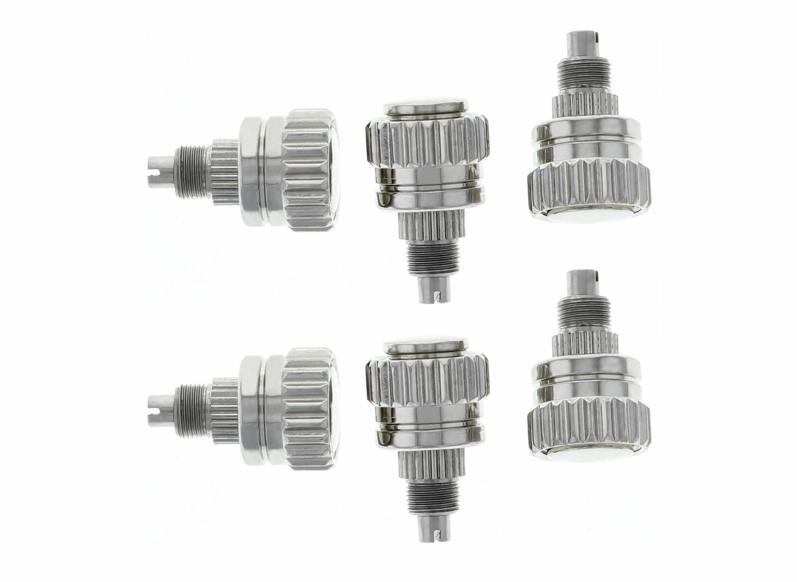 6 PCS DAYTONA WATCH CROWN SCREW PUSHER FOR ROLEX WATCH 16518 16519 16520 16523 S