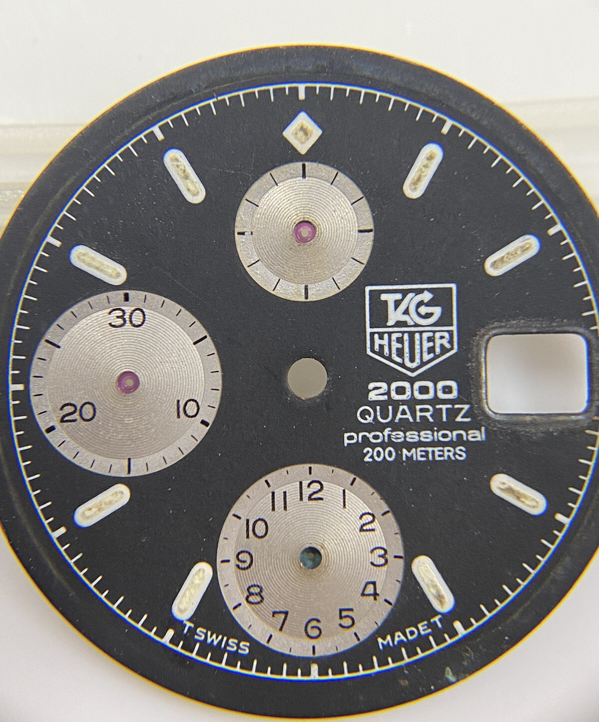 Original Tag Heuer 2000 Quartz Black Dial 262.006