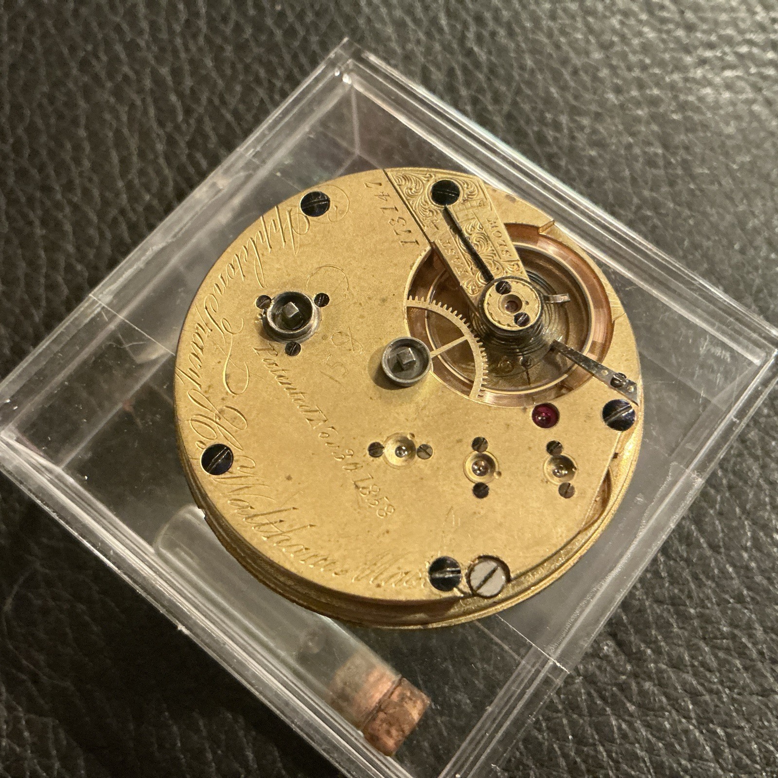 RARE AMERICAN WATCH CO., APPLETON TRACYMODEL 1861, 10S 15J, MADE 1866, WORKS!