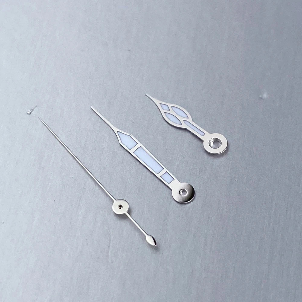Luminous Silver Watch Hands Suitable For NH35 ETA 2824 Miyota 8215 VH31 Movement