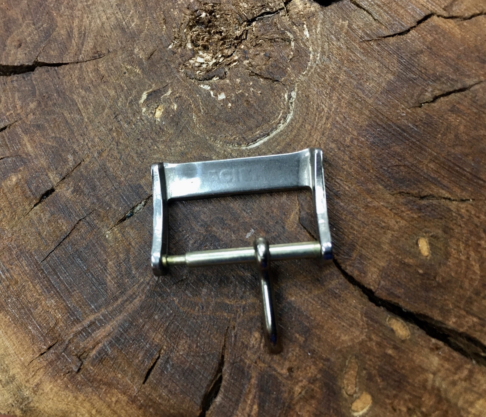 LAST ONES! 10 steel 16mm vintage watch buckles ACIER signed 1960/70s 6 sets sold