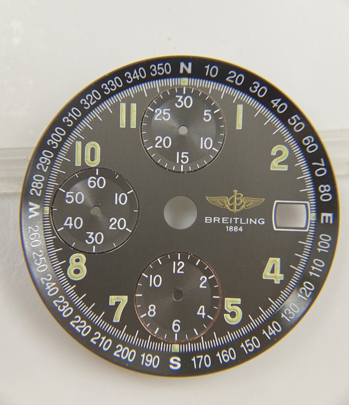 Original Breitling Chronomat Longitude GMT A20048 Cal. Valjoux 7750 Tabacco Dial