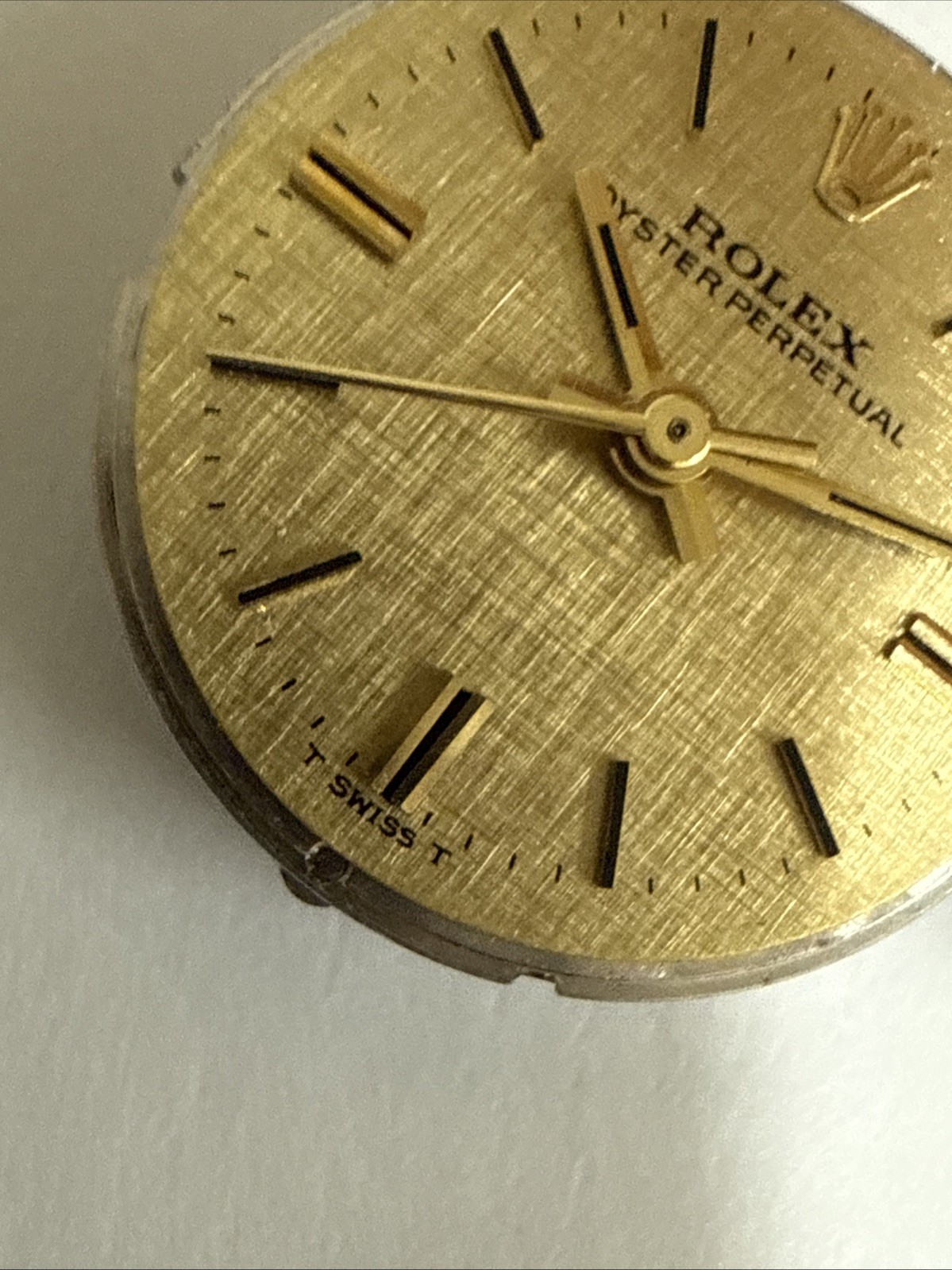 GENUINE Rolex 1161 Complete Movement, Dial Hands & Crown Perfect Working Cond.