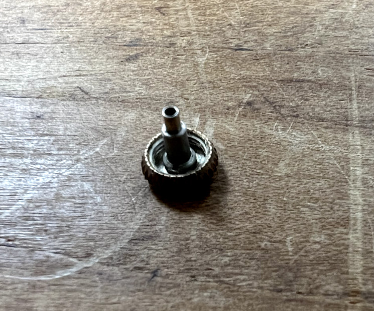 Genuine New Old Stock 5.2mm 1940’s Yellow Rolex Bubble Back Crown