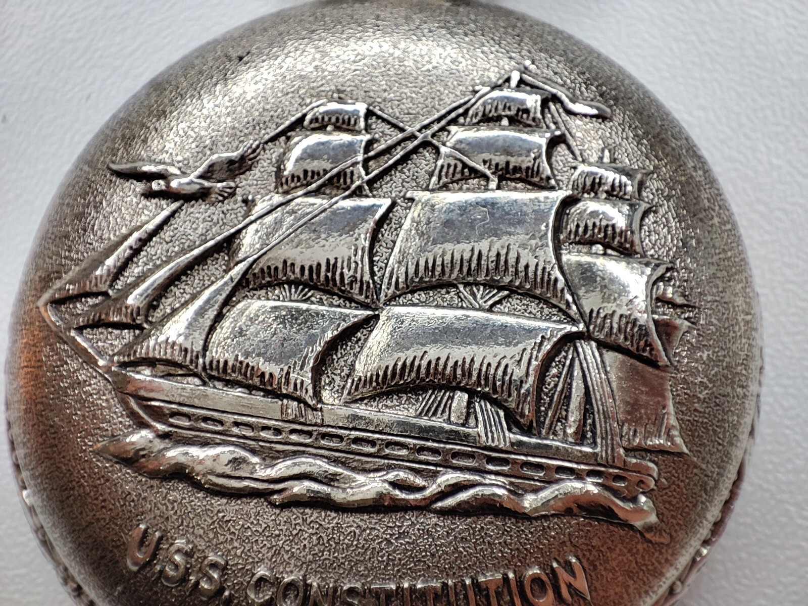 U.S.S. Constitution boat pocket Watch lifestar – 46.6 mm – for parts and spares