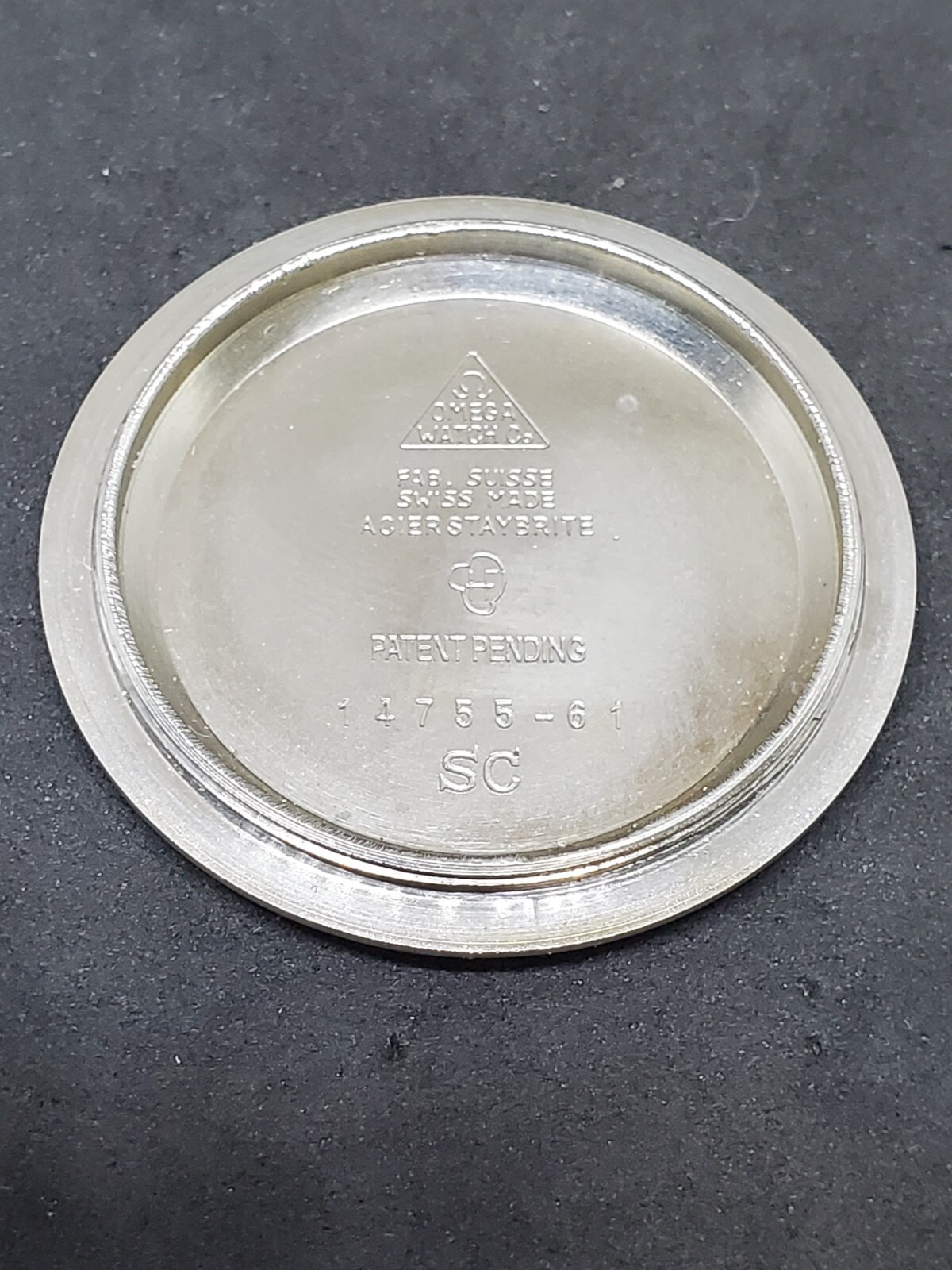 Rare Omega Seamaster 300 Ref. 14755-61 SC Stainless Steel Caseback Part