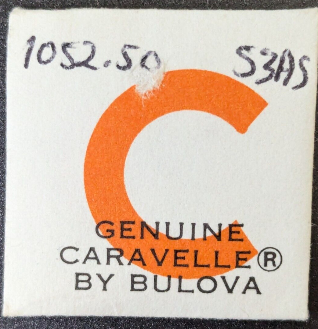 NOS Genuine Bulova Caravelle Cal. 1052.50 Watch Mainspring w/ Bridle Part# 53AS