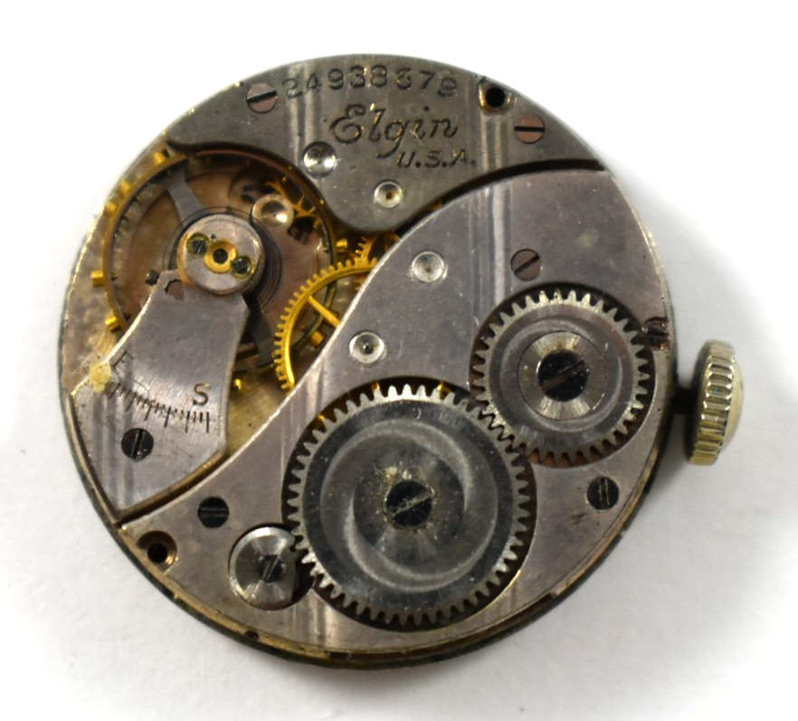 Vintage Elgin Manual Wind 430 6/0s 7J Wrist Watch Movement lot.t
