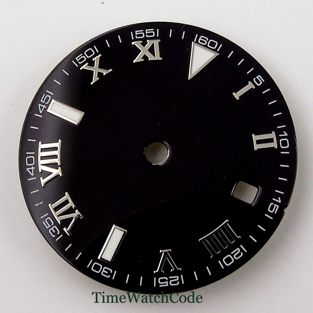 29mm Watch Dial+Hands Fit NH35A ETA 2824 PT5000 Miyota 8215 821A DG2813 Date