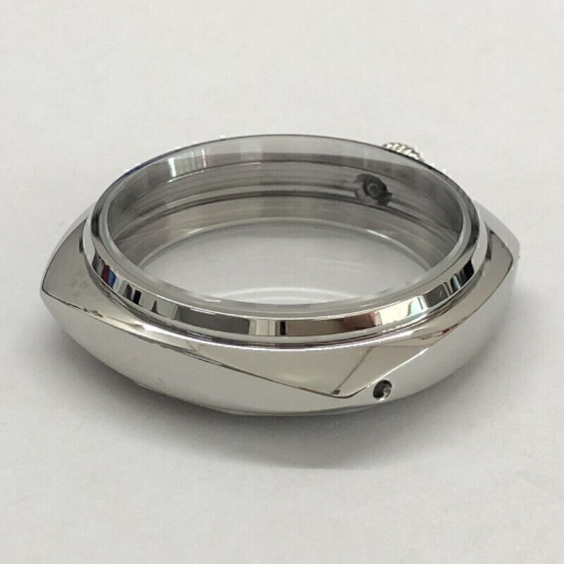 45mm Sapphire Glass 316L Steel Watch Case for ETA 6497 6498 ST3600 3621 Movement