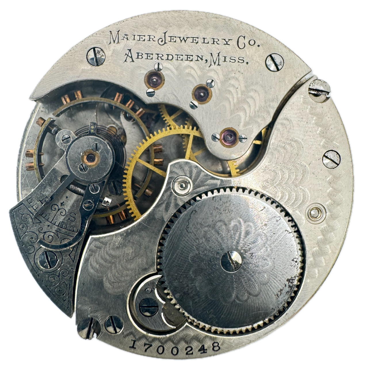 Antique 16s Illinois Private Label Mechanical Hunter Pocket Watch Movement 172