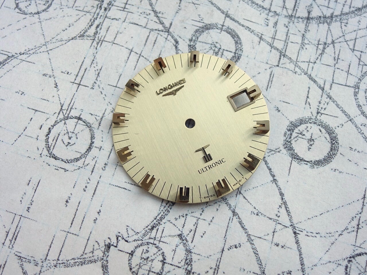 Longines ‘Ultronic’ Watch Dial for cal.6312 (ESA9162) (ref 646)