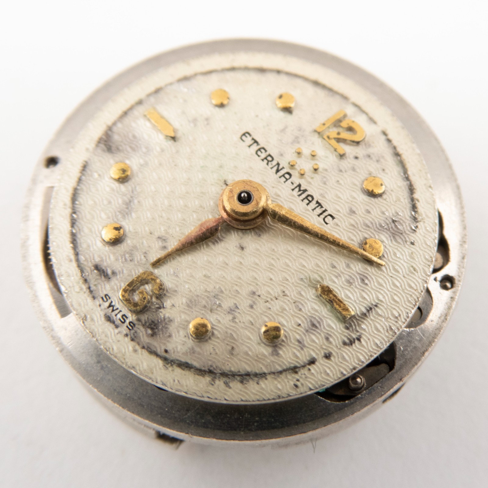 Vintage Eterna Matic Caliber 1402 17-Jewel Automatic Wristwatch Movement