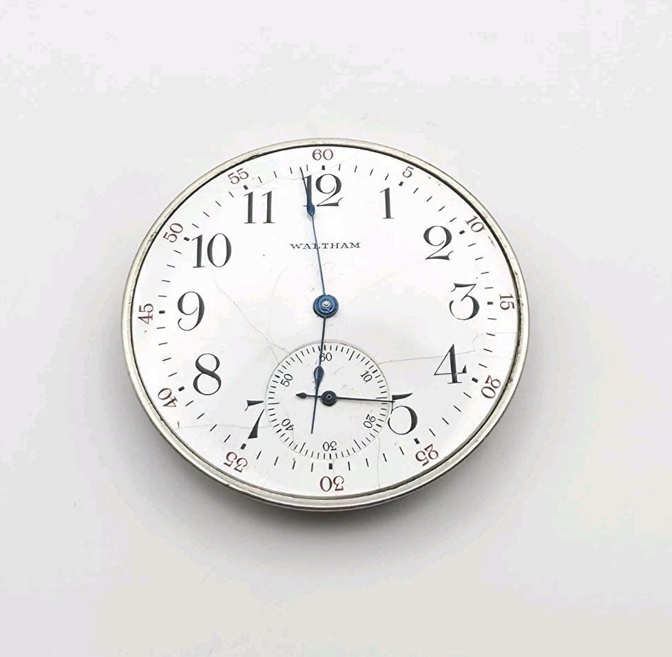 1906 Waltham Model 1894 Grade No. 220 15J 12s Pocket Watch Movement For Repair