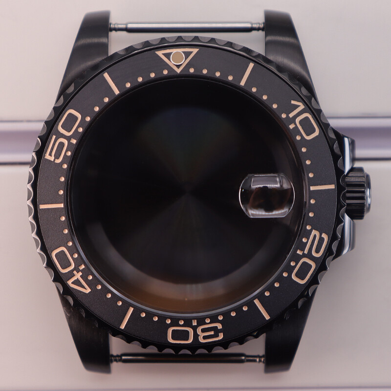 Watch Repair 40mm Dive Case Sapphire Glass Fits Seiko NH35 NH36 NH38 Movement