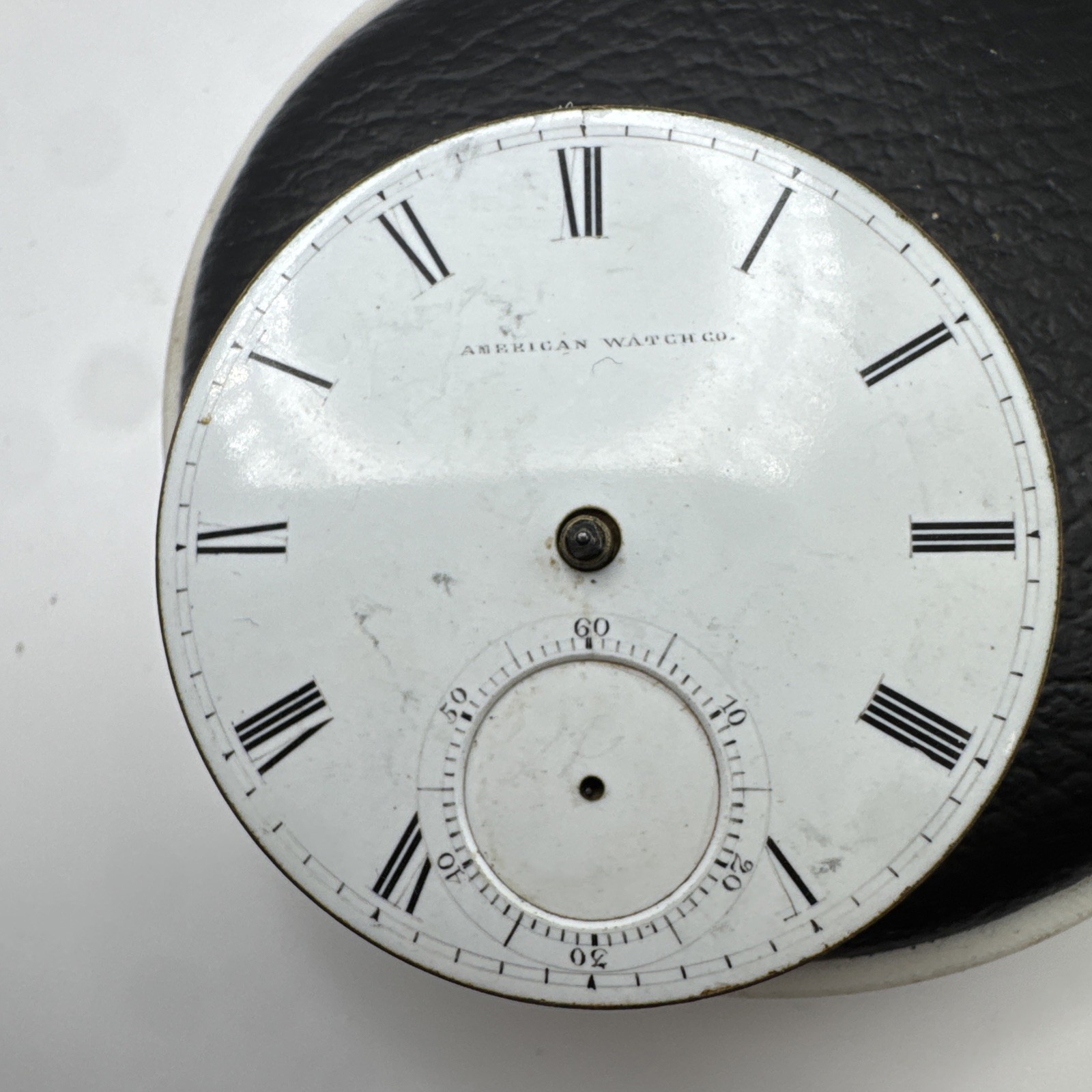 Antique c1873 Waltham PS Bartlett 1857 Pocket Watch Movement 18s 11j Dial AS IS