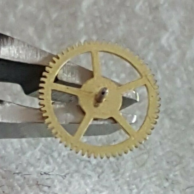 Bulova Caliber 10BCC Part Number 6B (Sweep Second 4th Wheel and Pinion)