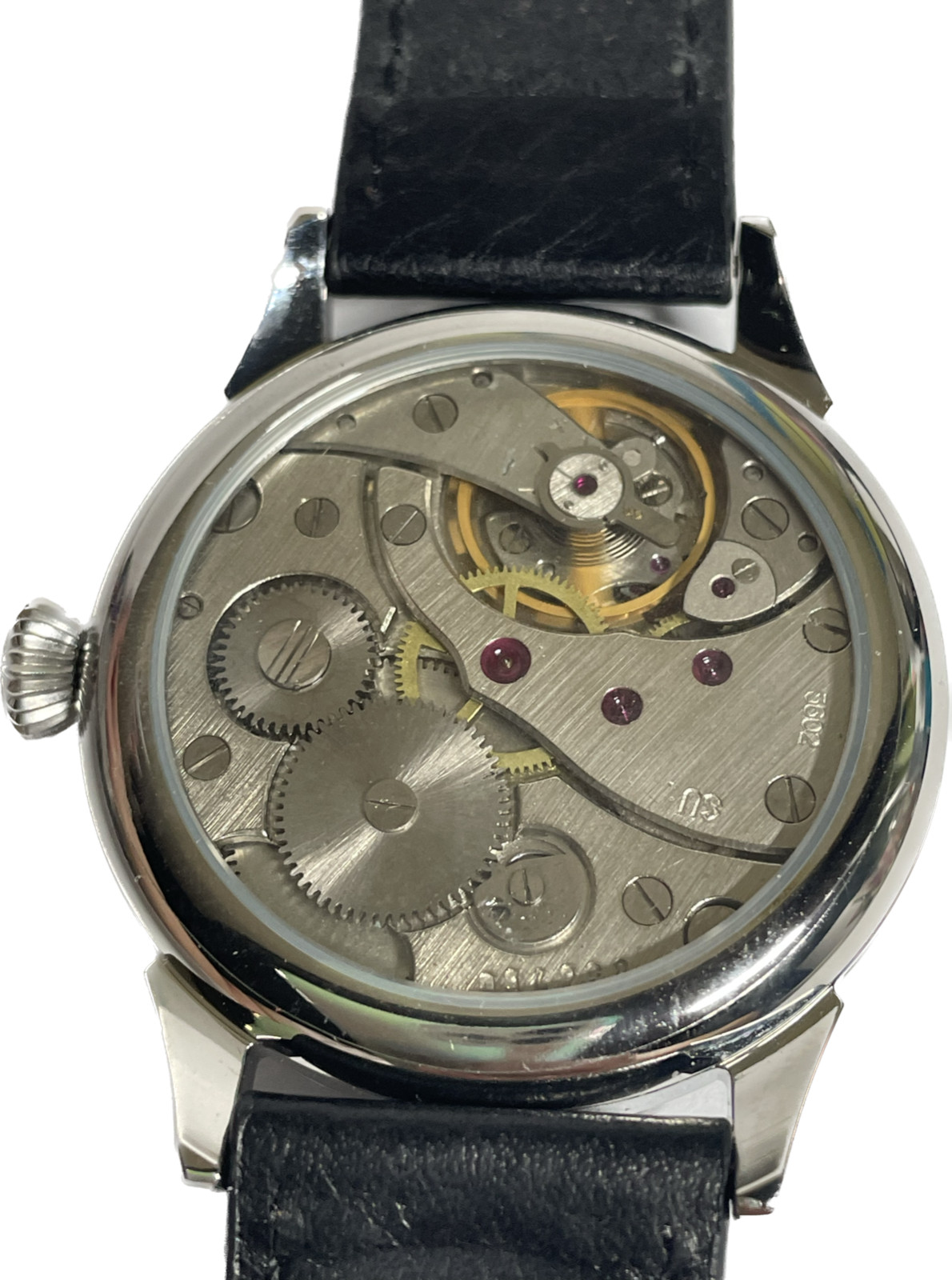 WATCH Molnia mechanism 3602 USSR wristwatch marriage Steel case
