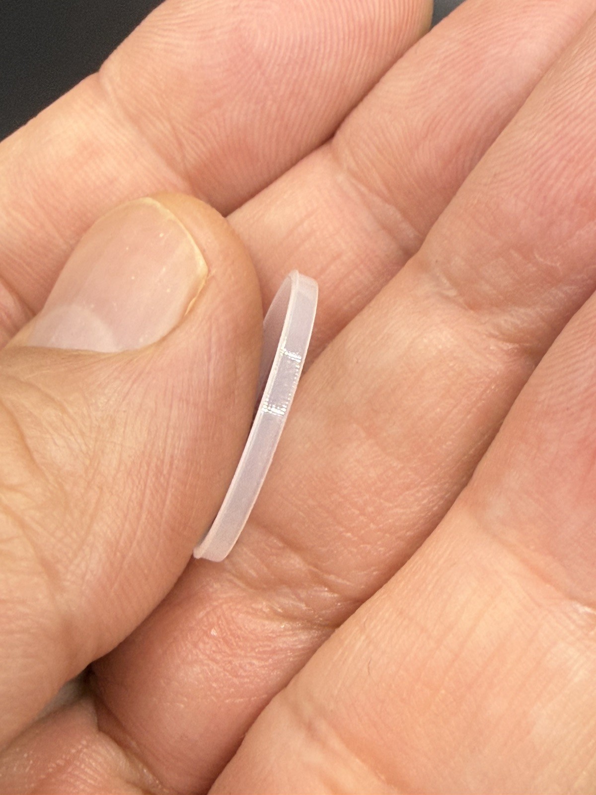Rolex Acrylic Crystal Gasket – 20.9mm OD X 1.7mm ID Original OEM Part 25-209
