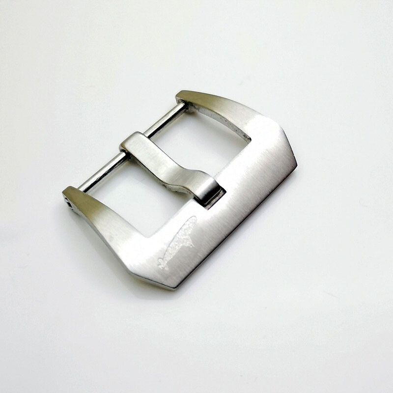 22mm 24mm 26mm Silver Brushed Submarine Screw Tang Buckle For Band Strap