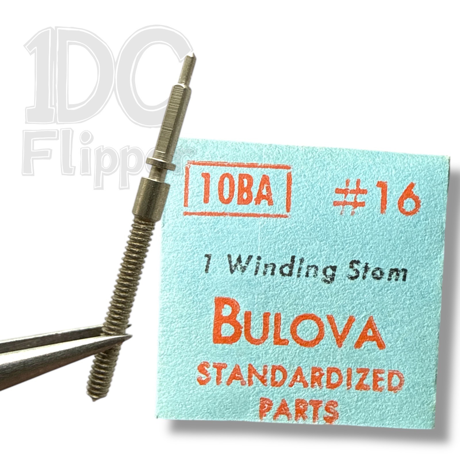 Bulova 10BA WINDING STEM #16 BestFit 200/1008F Tap 8, 15.4 Fits Multiple, Read!