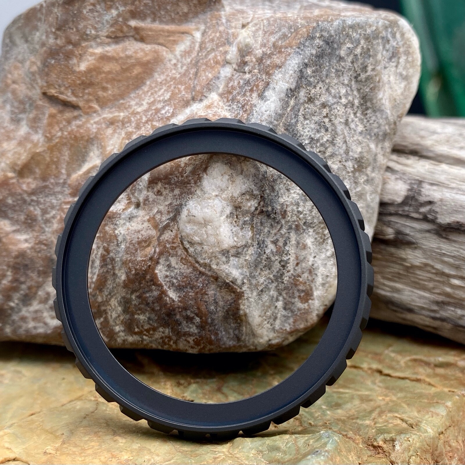 Matte Black Turbine Bezel for Seiko SKX SRPD 120 Click Unidirectional~US Seller