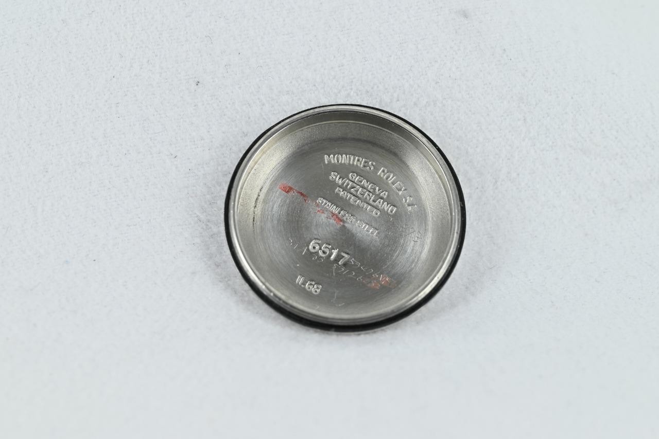 Genuine Ladies Rolex Stainless Steel Case Back For Reference 6517 – 1968