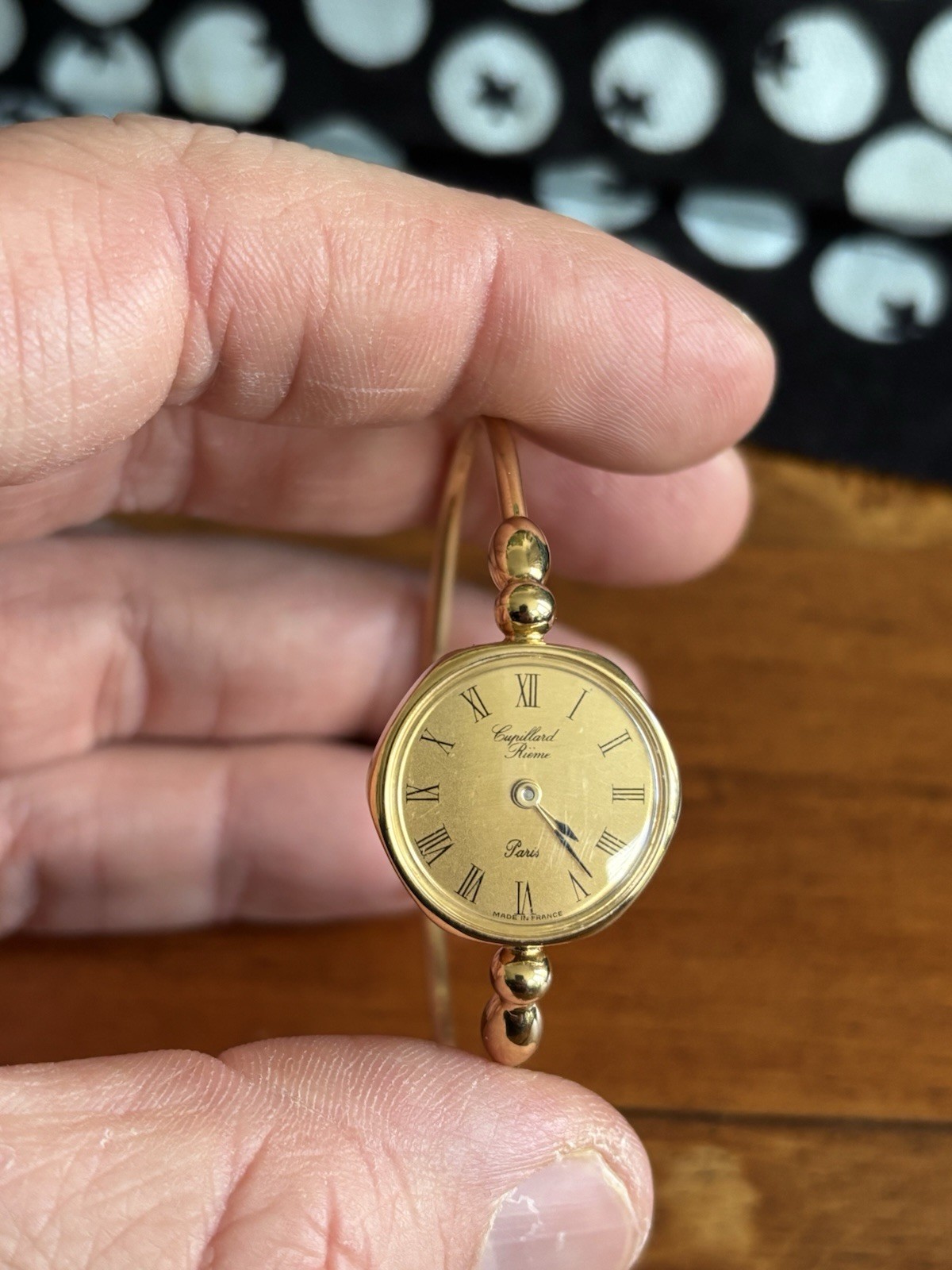 Cupillard Reime Watch Spares Repairs Untested Beautiful Gold Coloured Item 1r