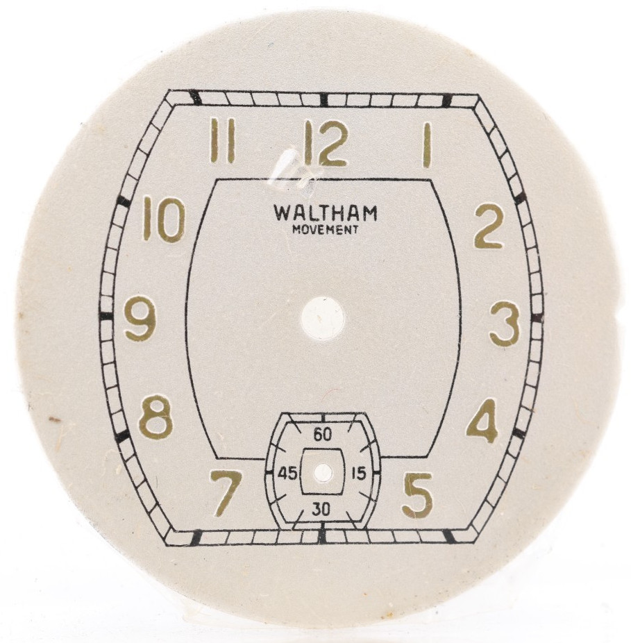 WALTHAM NOS VINTAGE WRIST WATCH DIAL 28.9mm (HG)