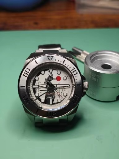 28.5mm Watch Dial Creative Color Print Design For NH35 NH36 Movement Parts
