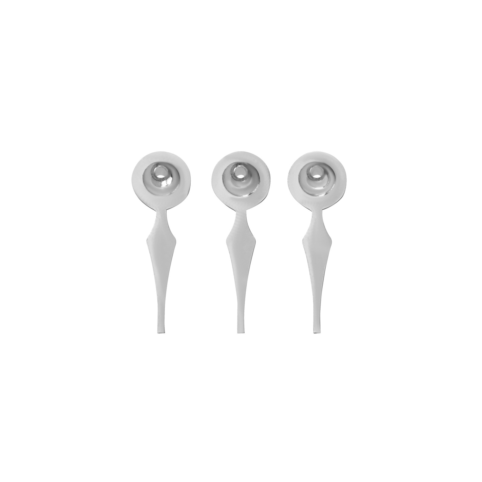 Silver Chronograph Hand Replacement For Omega ETA 2892-17 Movement