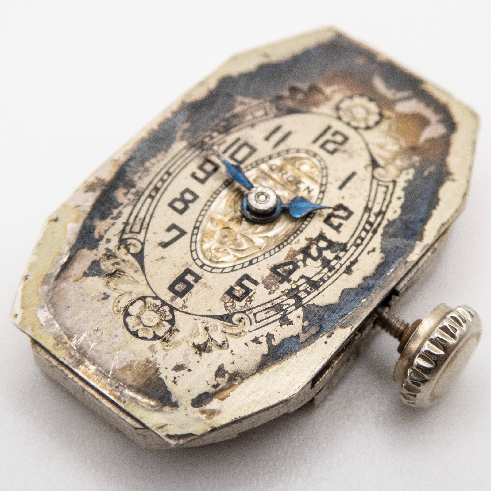 Vintage Gruen 15.5 x 25 x 5.2 mm 15-Jewel 4-Adjustment Wristwatch Movement