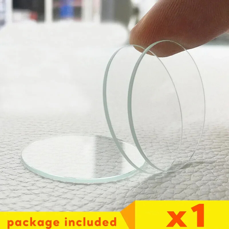 Single Dome 2.0mm Watch Glass Round Mineral Glasses Watch Crystal Mirror 28-40mm