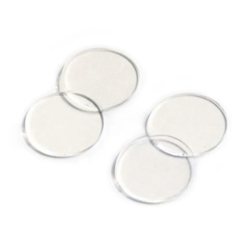 10PCS 11mm-17mm Quartz Glass Lens JGS2 Round Acid Alkali Temperature Resistance