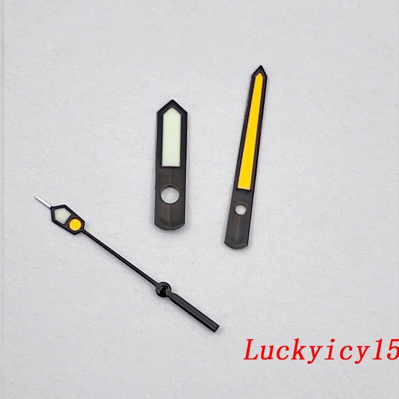 Accessories Black Edge Watch Hands Japan C3 Super Green Luminous For NH35 NH36