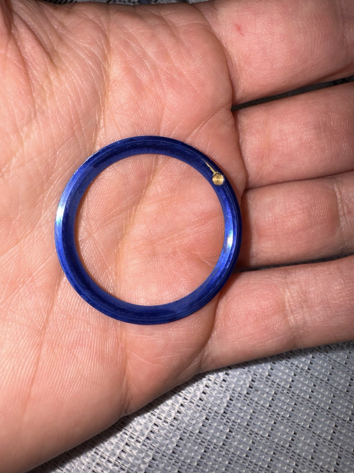 Genuine Rolex Submariner Insert 16610 16800 168000 16613 Slightly FADED BLUE