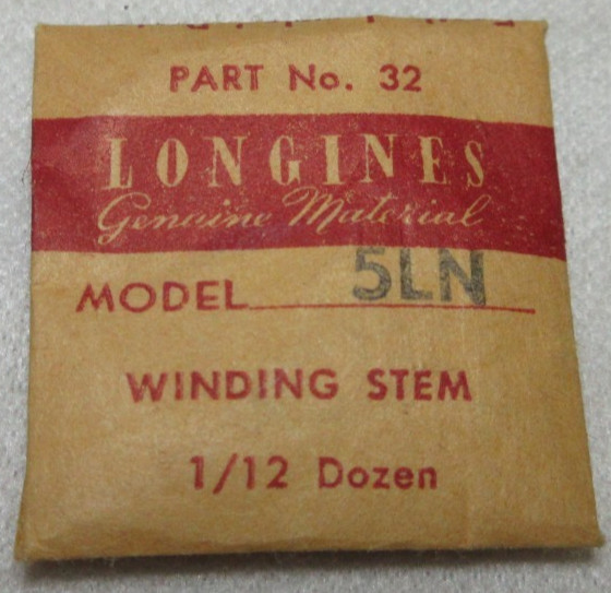 LONGINES WATCH WINDING STEM #32 MODEL 5LN REPLACEMENT REPAIR PART #78