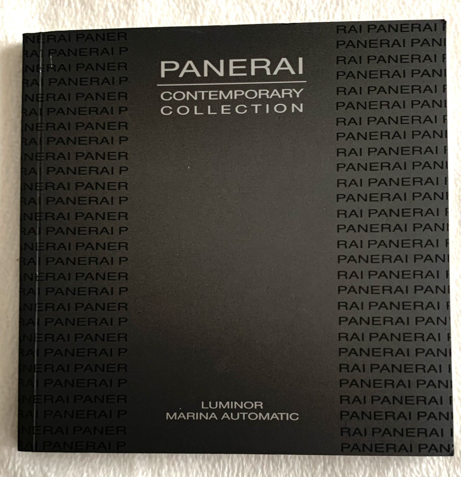 Panerai Luminor Watch Manual Authentic Original OEM Historic Collection 44mm