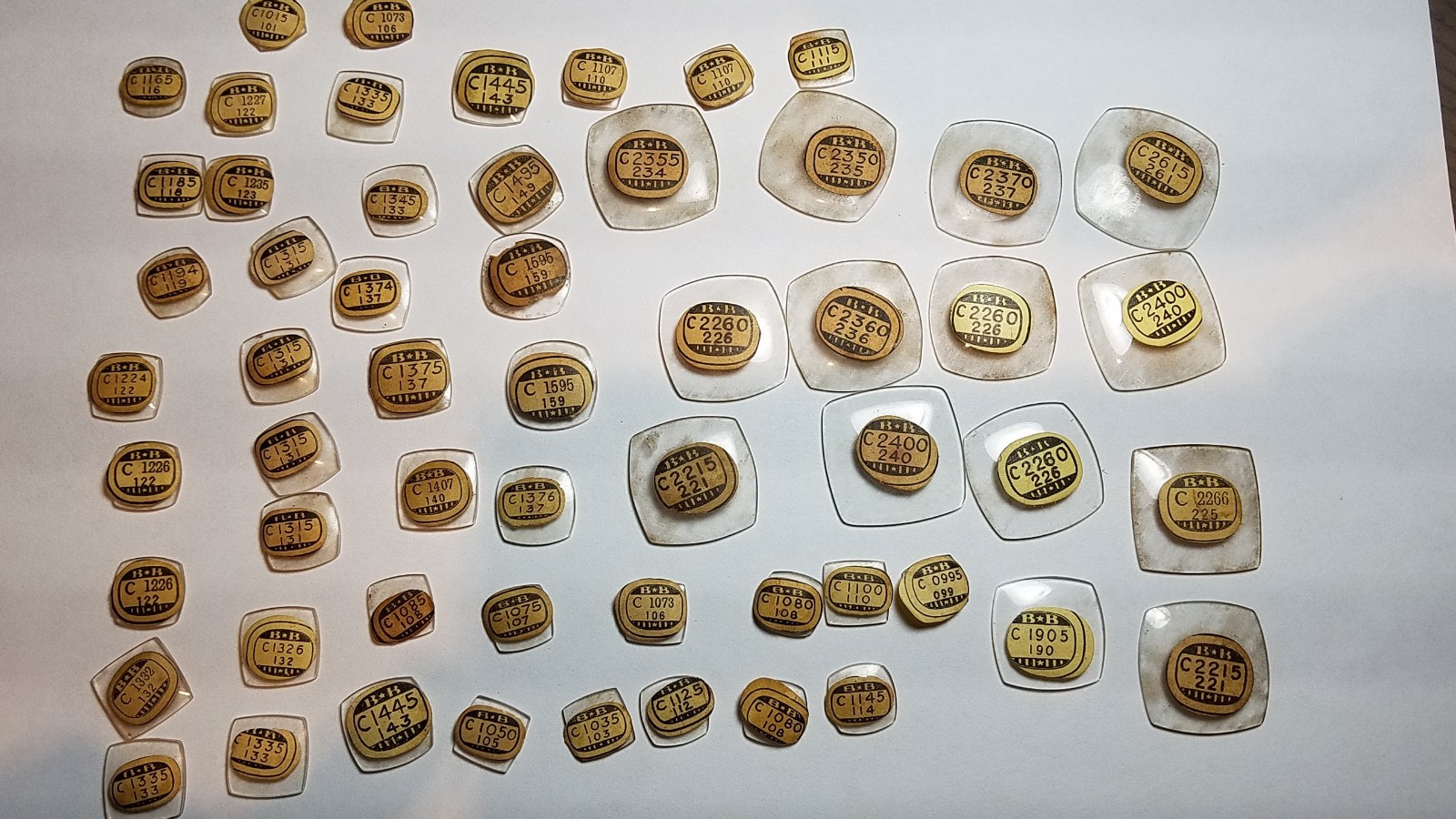 Vintage NOS BB Glass Watch Crystals – C Series – Pick One