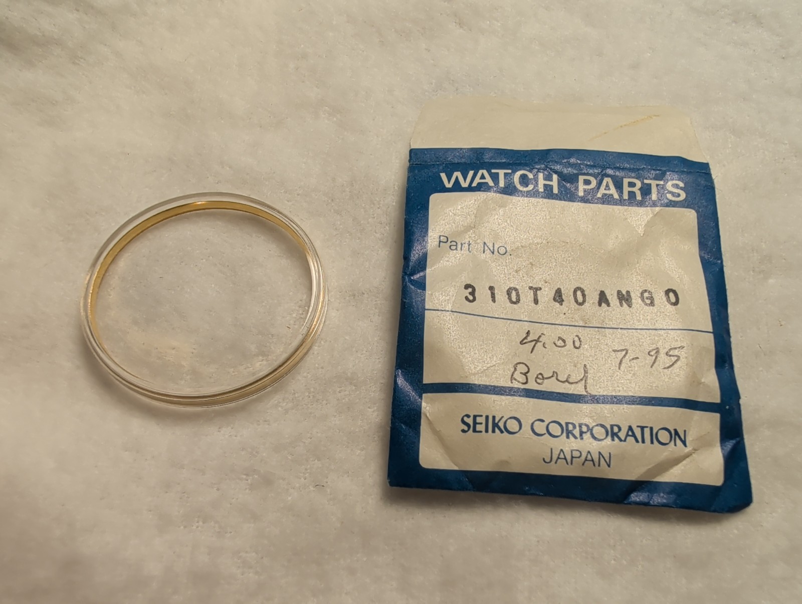 Seiko oriental market Watch Crystal 310T40ANG0 for part …