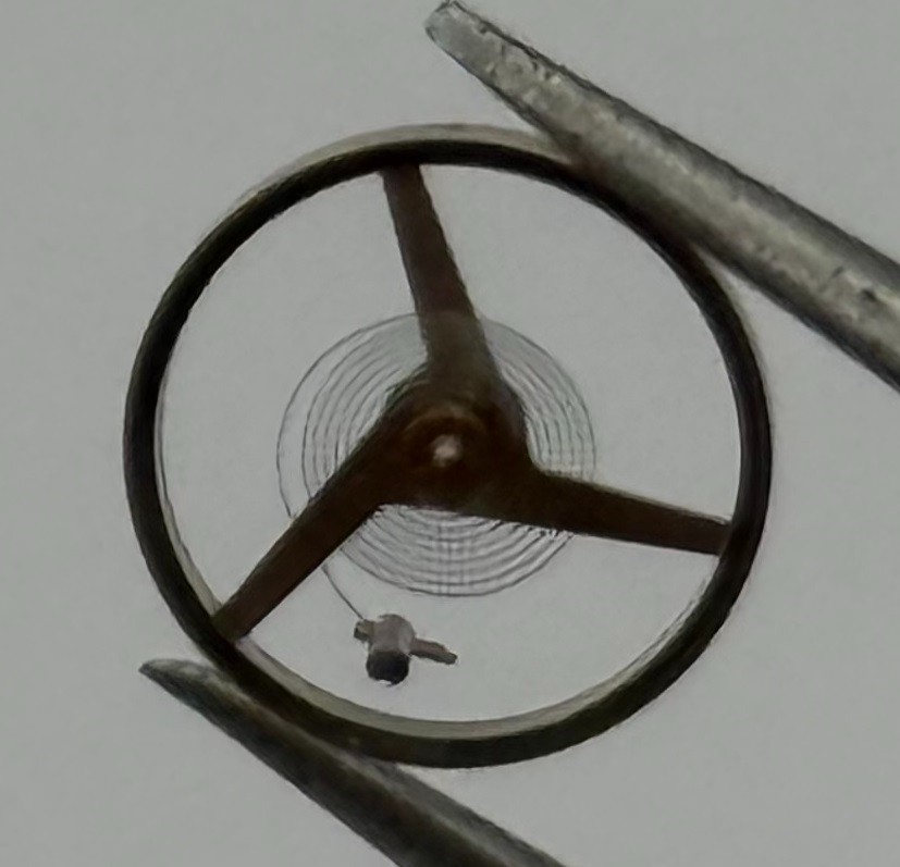 Felsa 4062 Balance Wheel Complete And Spring Renata 1484 M Watch Movement Parts
